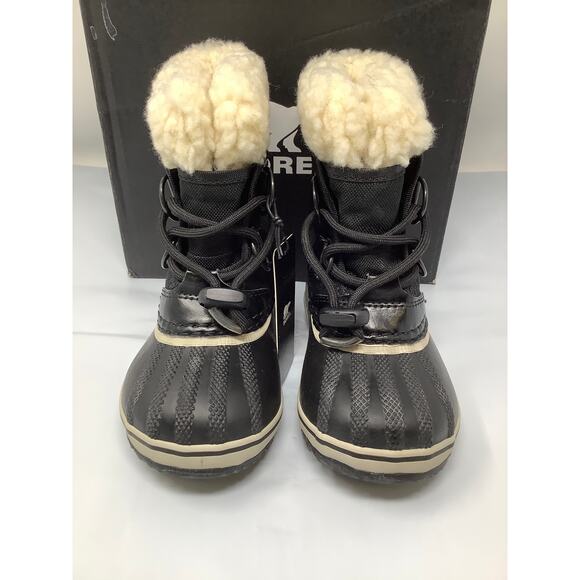 Sorel Kids' 8 Black Yoot Pac Nylon Waterproof Winter Snow Boots Outdoor BR3-1 - Picture 1 of 7